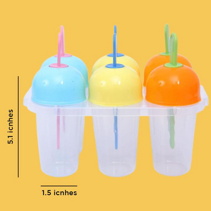 FrostPop Trio Ice Cream Mold – Fun Homemade Popsicle Shaper