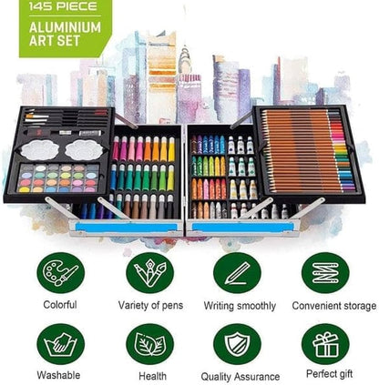 ✨ 145-Piece Creative Suitcase – Color Your Dreams!