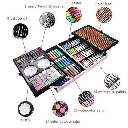 ✨ 145-Piece Creative Suitcase – Color Your Dreams!