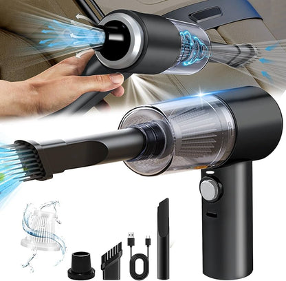 3-in-1 Rechargeable Vacuum Cleaner and Blower - Cleans up every corner of your Home and Car