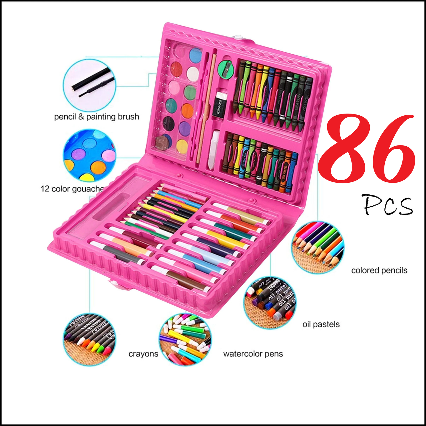 🌈🔥 86 Colors, Endless Creativity!
