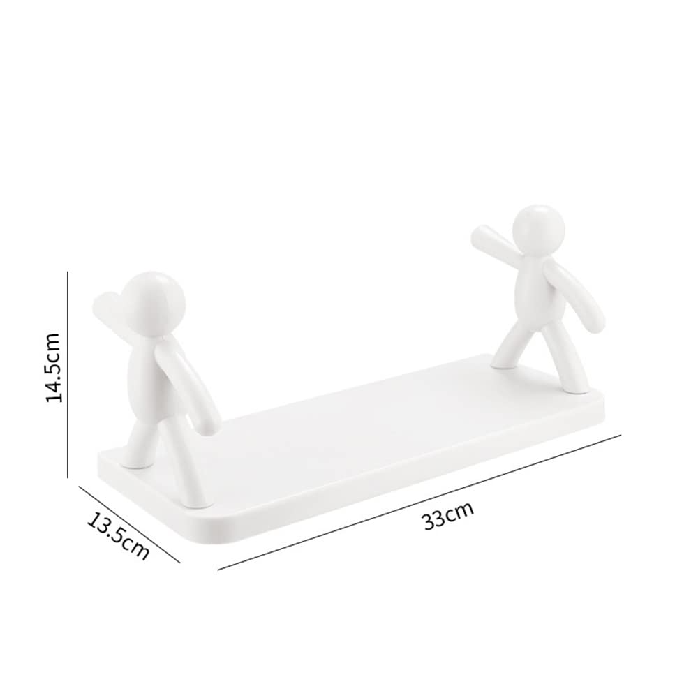 Human Buddy Shape Self Adhesive Wall Rack Holder