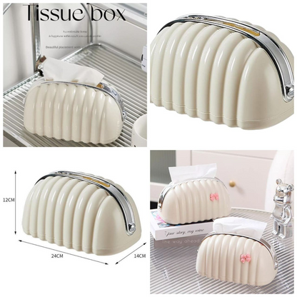 Luxury Tissue Box Desktop Tissue Organizer