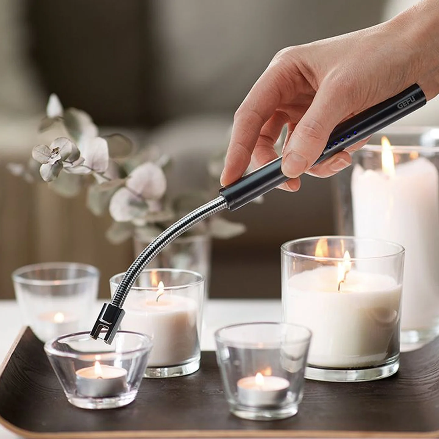 Rechargeable Electric USB Lighter with Flexible Neck